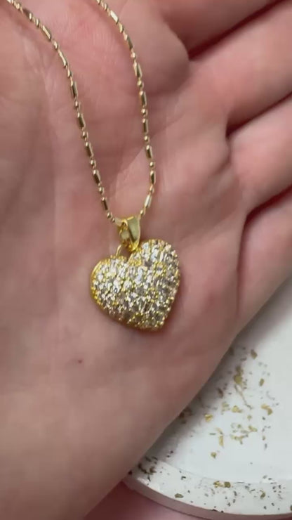 Collar Corazón Plano